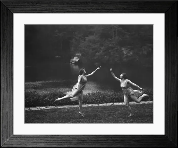 Framed Print : Elizabeth Duncan dancers and children, between 1916 and 1941. Creator: Arnold Genthe Framed Print : Elizabeth Duncan dancers and children, between 1916 and 1941. Creator: Arnold Genthe