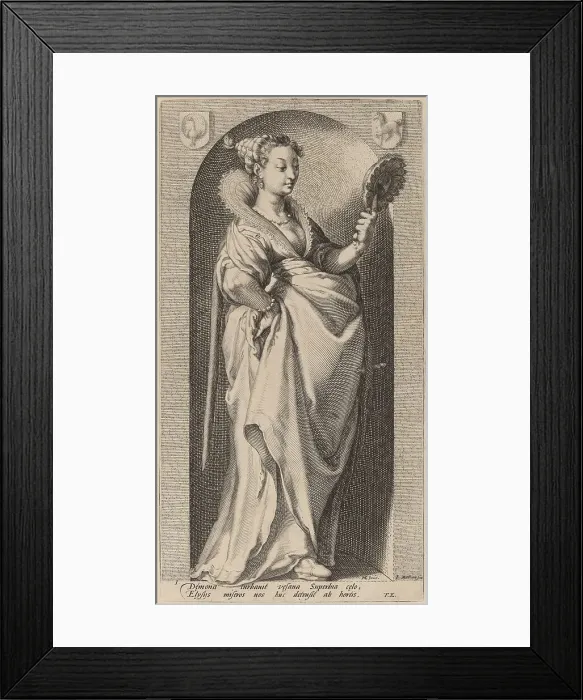 Framed Print : Pride. Creator: Jacob Matham Framed Print : Pride. Creator: Jacob Matham