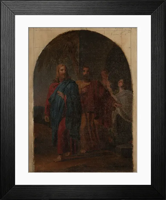 Framed Print : Esquisse pour l'église Saint-Philippe-du-Roule : Saint Philippe quittant sa famille... 1826. Creator: Pierre Louis Delaval. Esquisse pour l'église Saint-Philippe-du-Roule : Saint Philippe quittant sa famille... 1826 Framed Print : Esquisse pour l'église Saint-Philippe-du-Roule : Saint Philippe quittant sa famille... 1826. Creator: Pierre Louis Delaval. Esquisse pour l'église Saint-Philippe-du-Roule : Saint Philippe quittant sa famille... 1826