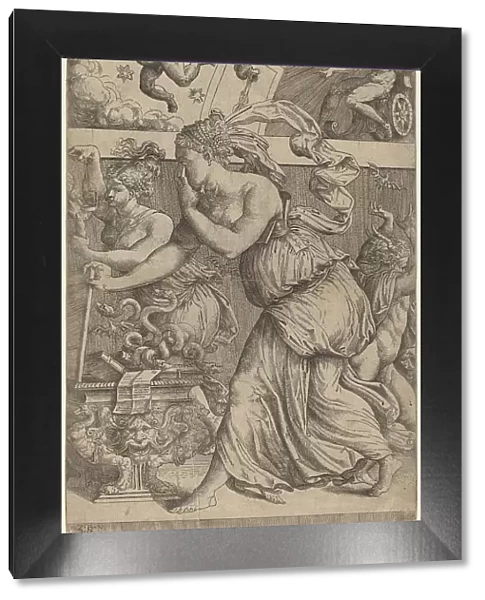 Pandora Opening Her Box, 1557. Creator: Master Z.B.M
