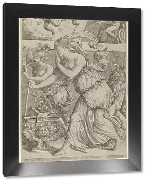 Pandora Opening Her Box, 1557. Creator: Master Z.B.M