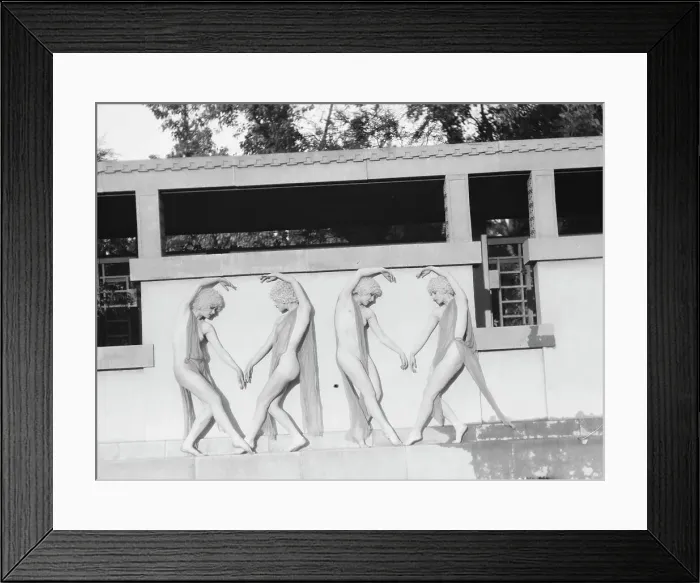 Framed Print : Marion Morgan dancers, between 1914 and 1927. Creator: Arnold Genthe