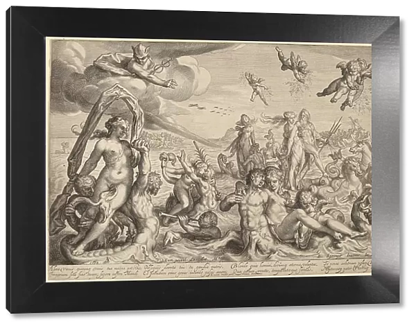The Triumph of Neptune and Thetis, 1614. Creator: Jacob Matham