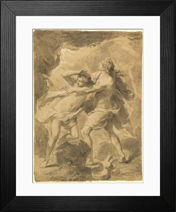 Framed Print : Orpheus and Eurydice, 1802. Creator: Gaetano Gandolfi Framed Print : Orpheus and Eurydice, 1802. Creator: Gaetano Gandolfi