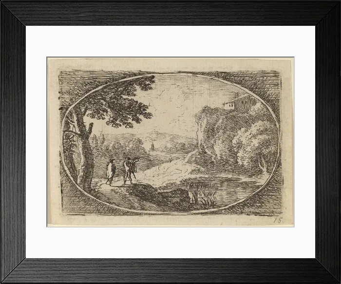 Framed Print : The House on the Rock. Creator: Herman van Swanevelt Framed Print : The House on the Rock. Creator: Herman van Swanevelt
