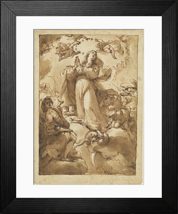 Framed Print : The Virgin of the Immaculate Conception, 1768 / 1778. Creator: Ubaldo Gandolfi Framed Print : The Virgin of the Immaculate Conception, 1768 / 1778. Creator: Ubaldo Gandolfi