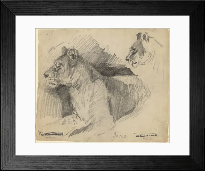 Framed Print : Josie, 1892. Creator: Arthur Davies Framed Print : Josie, 1892. Creator: Arthur Davies