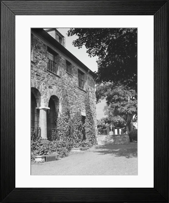 Framed Print : Grounds and building for the wedding of Rosemary Harden, between 1928 and 1942. Creator: Arnold Genthe Framed Print : Grounds and building for the wedding of Rosemary Harden, between 1928 and 1942. Creator: Arnold Genthe