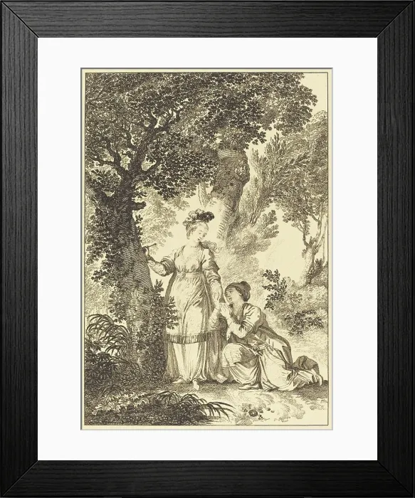 Framed Print : La fiancee du roi de Garbe: L'arbre. Creator: Louis Michel Petit Framed Print : La fiancee du roi de Garbe: L'arbre. Creator: Louis Michel Petit