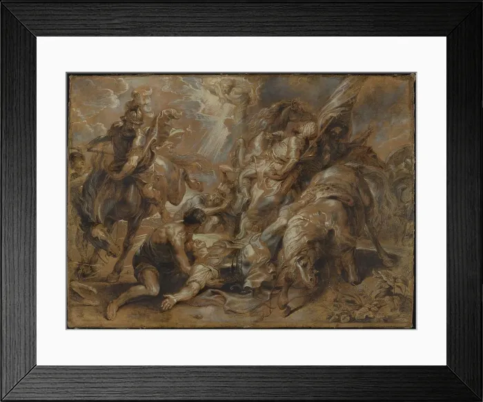 Framed Print : The Conversion of Saint Paul, 1640s. Creator: Abraham Jansz van Diepenbeeck Framed Print : The Conversion of Saint Paul, 1640s. Creator: Abraham Jansz van Diepenbeeck