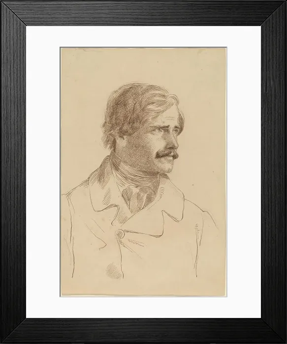 Framed Print : The Artist's Brother - Richard Greenough (?), c. 1850. Creator: Horatio Greenough Framed Print : The Artist's Brother - Richard Greenough (?), c. 1850. Creator: Horatio Greenough