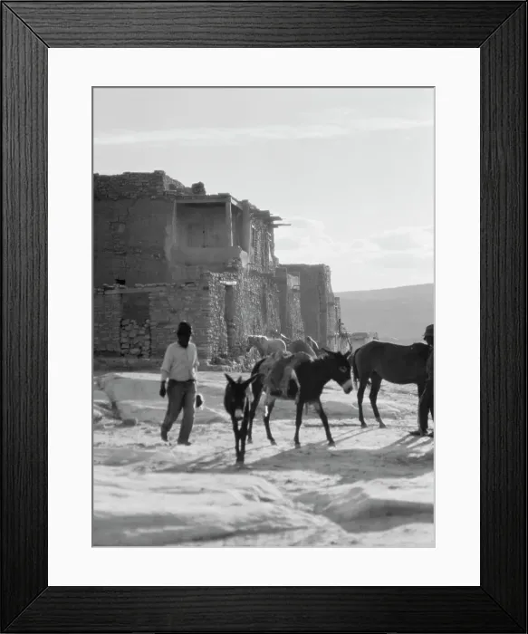 Framed Print : Acoma, New Mexico area views, between 1899 and 1928. Creator: Arnold Genthe Framed Print : Acoma, New Mexico area views, between 1899 and 1928. Creator: Arnold Genthe