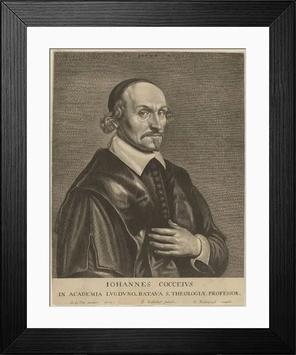 Framed Print : Johannes Cocceius. Creator: Jonas Suyderhoef