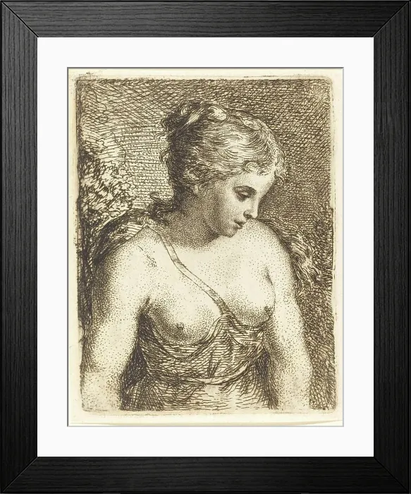 Framed Print : Diana, 1790s. Creator: Bartholomaeus Ignaz Weiss Framed Print : Diana, 1790s. Creator: Bartholomaeus Ignaz Weiss