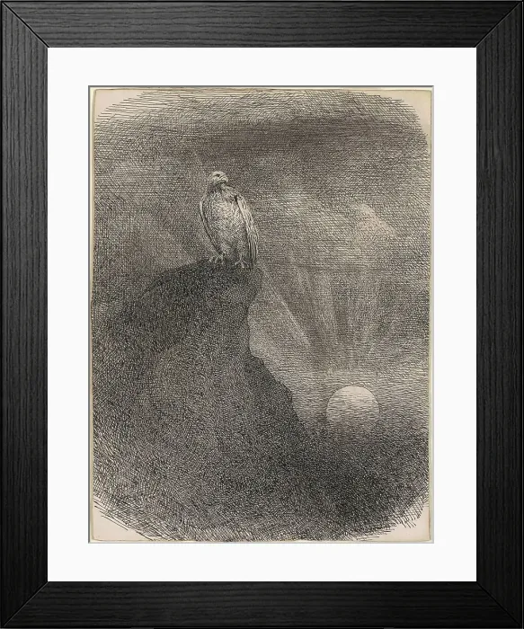 Framed Print : Genius, 1865-1895. Creator: William Holbrook Beard Framed Print : Genius, 1865-1895. Creator: William Holbrook Beard