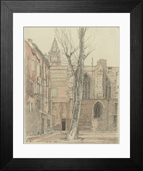 Framed Print : Cloitre St. Pierre, Avignon, 1922. Creator: Frederick Landseer Maur Griggs Framed Print : Cloitre St. Pierre, Avignon, 1922. Creator: Frederick Landseer Maur Griggs