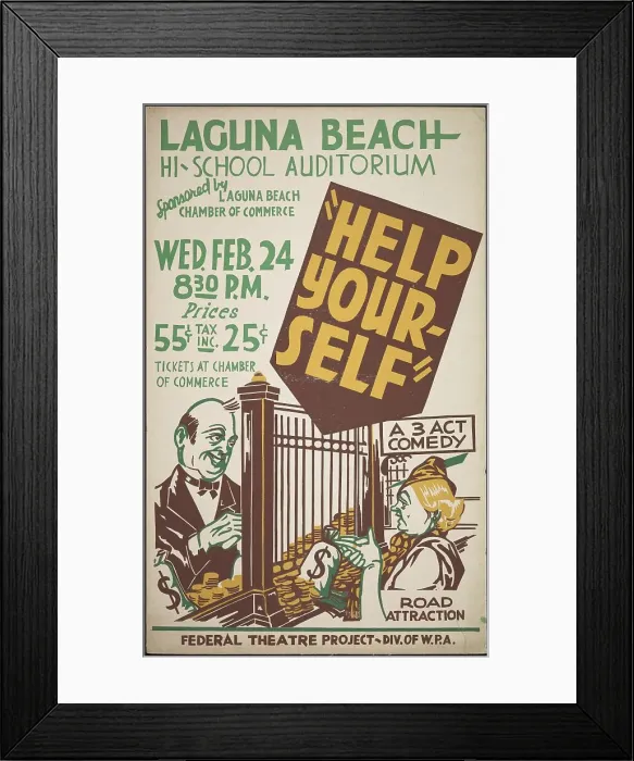 Framed Print : Help Yourself, [193-]. Creator: Unknown
