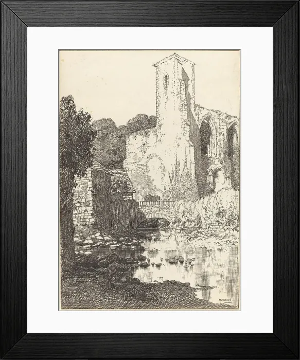 Framed Print : St. Mary's College, St. David's, 1902. Creator: Frederick Landseer Maur Griggs Framed Print : St. Mary's College, St. David's, 1902. Creator: Frederick Landseer Maur Griggs