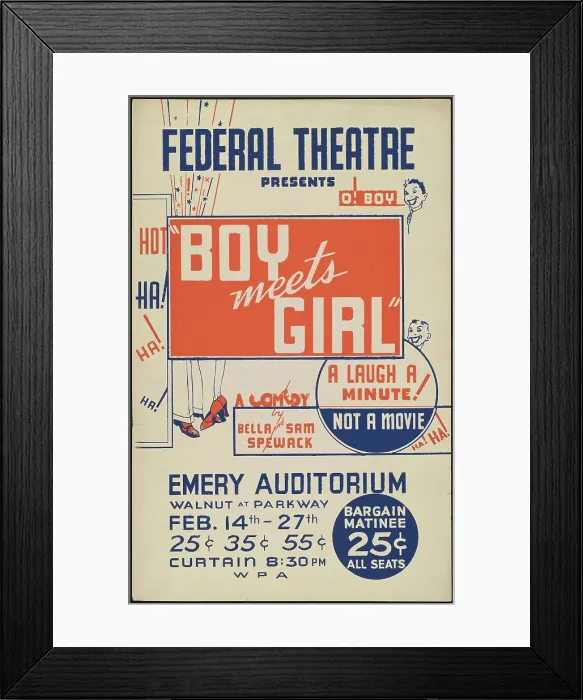 Framed Print : Boy Meets Girl, Cincinnati, 1938. Creator: Unknown Framed Print : Boy Meets Girl, Cincinnati, 1938. Creator: Unknown