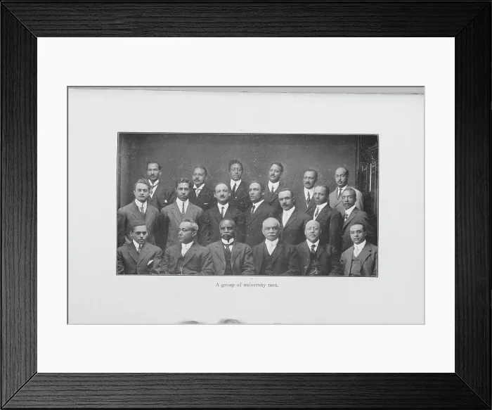 Framed Print : A group of university men, 1916. Creator: Unknown Framed Print : A group of university men, 1916. Creator: Unknown