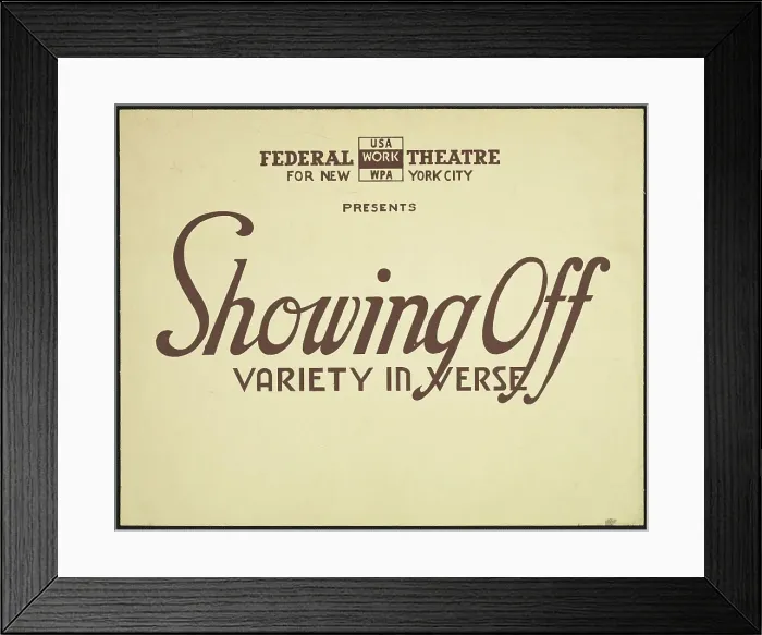 Framed Print : Showing Off, New York, 1937. Creator: Unknown Framed Print : Showing Off, New York, 1937. Creator: Unknown