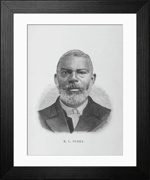 Framed Print : R. L. Perry, 1887. Creator: Unknown Framed Print : R. L. Perry, 1887. Creator: Unknown