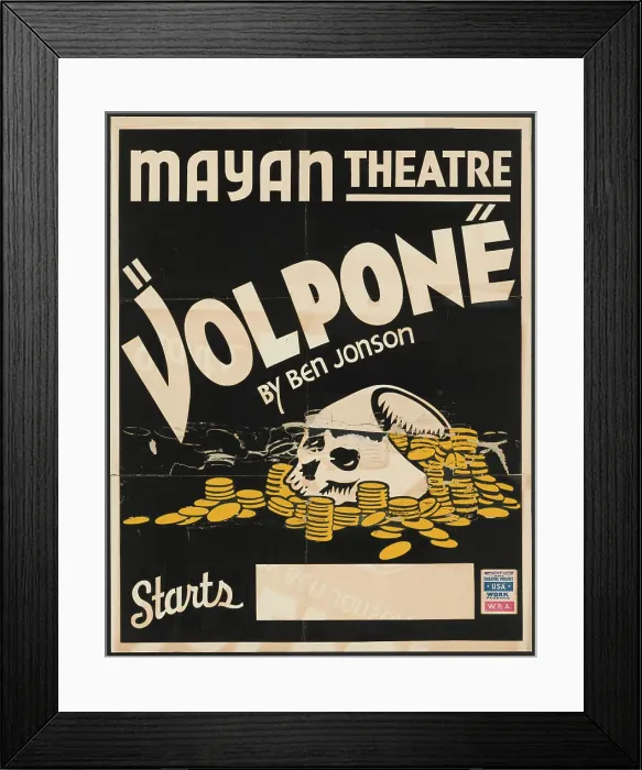 Framed Print : Volpone, Los Angeles, 1939. Creator: Unknown Framed Print : Volpone, Los Angeles, 1939. Creator: Unknown