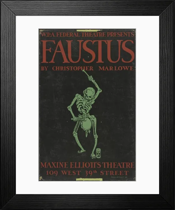 Framed Print : Faustus, New York, [1936]. Creator: Unknown