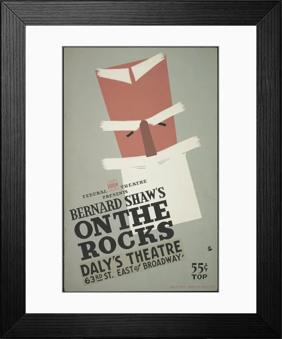 Framed Print : On the Rocks, New York, 1938. Creator: Unknown Framed Print : On the Rocks, New York, 1938. Creator: Unknown