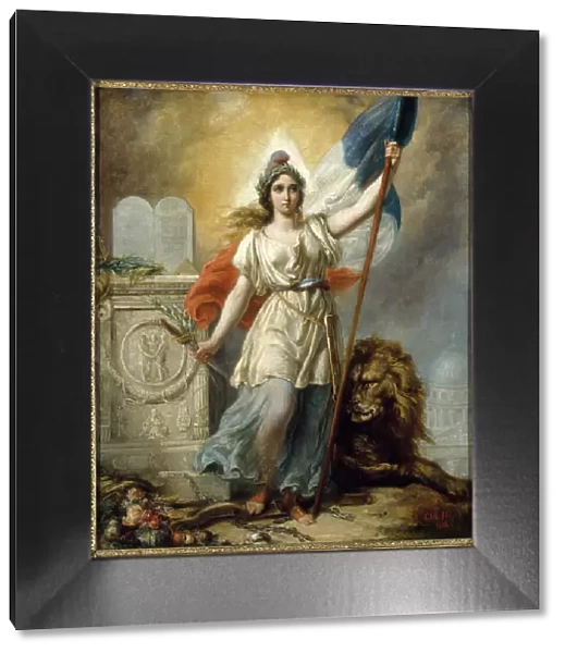 La République, esquisse pour le concours de 1848, 1848. Creator: Alexandre-Marie Colin