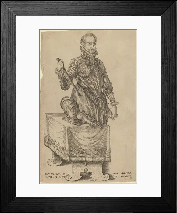 Framed Print : William of Nassau, Prince of Orange. Creator: Christoffel van Sichem I Framed Print : William of Nassau, Prince of Orange. Creator: Christoffel van Sichem I