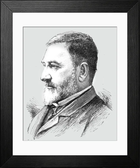 Framed Print : The Late Mr William Partridge 1813-1891, Magistrate of the Metropolitan Police Court, 1891. Creator: Unknown Framed Print : The Late Mr William Partridge 1813-1891, Magistrate of the Metropolitan Police Court, 1891. Creator: Unknown