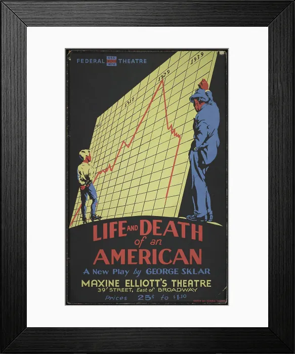 Framed Print : Life and Death of an American, New York, 1939. Creator: Unknown Framed Print : Life and Death of an American, New York, 1939. Creator: Unknown