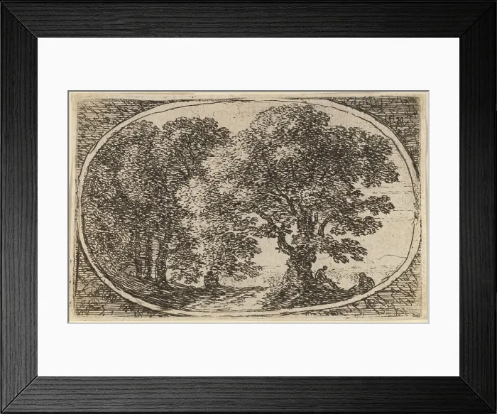 Framed Print : Path between Trees. Creator: Herman van Swanevelt Framed Print : Path between Trees. Creator: Herman van Swanevelt