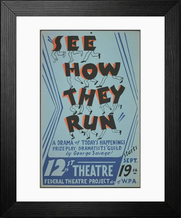 Framed Print : See How They Run, Oakland, 1938. Creator: Unknown Framed Print : See How They Run, Oakland, 1938. Creator: Unknown