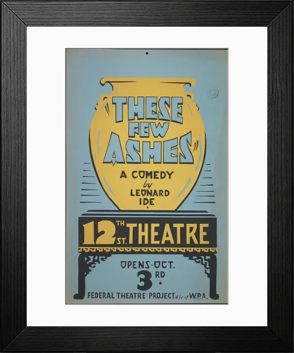 Framed Print : These Few Ashes, Oakland, CA, [193-]. Creator: Unknown