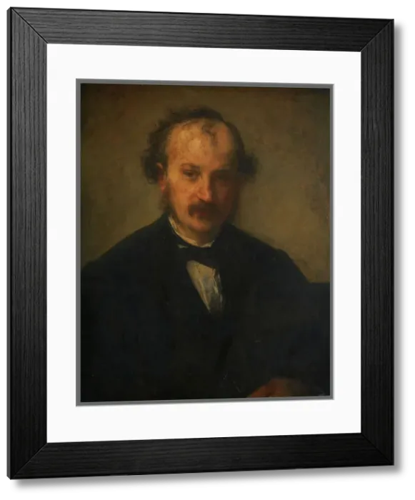 Framed Print : Portrait de M. Wandenberg, 1867. Creator: Gustave Ricard Framed Print : Portrait de M. Wandenberg, 1867. Creator: Gustave Ricard