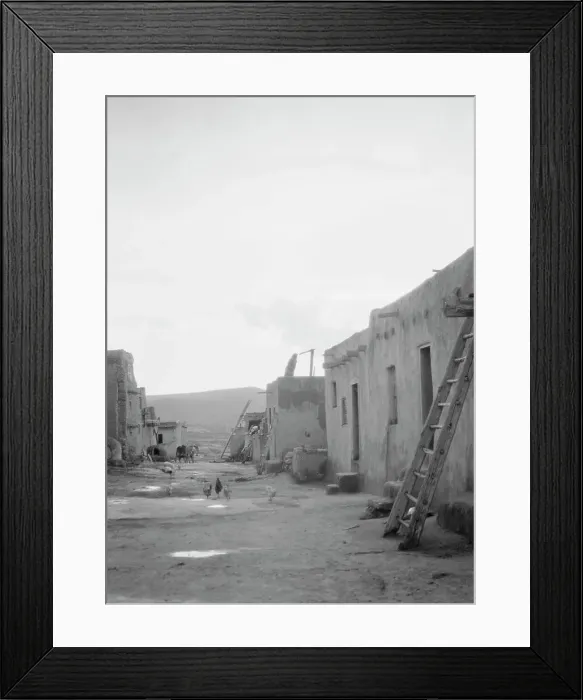 Framed Print : Acoma, New Mexico area views, between 1899 and 1928. Creator: Arnold Genthe