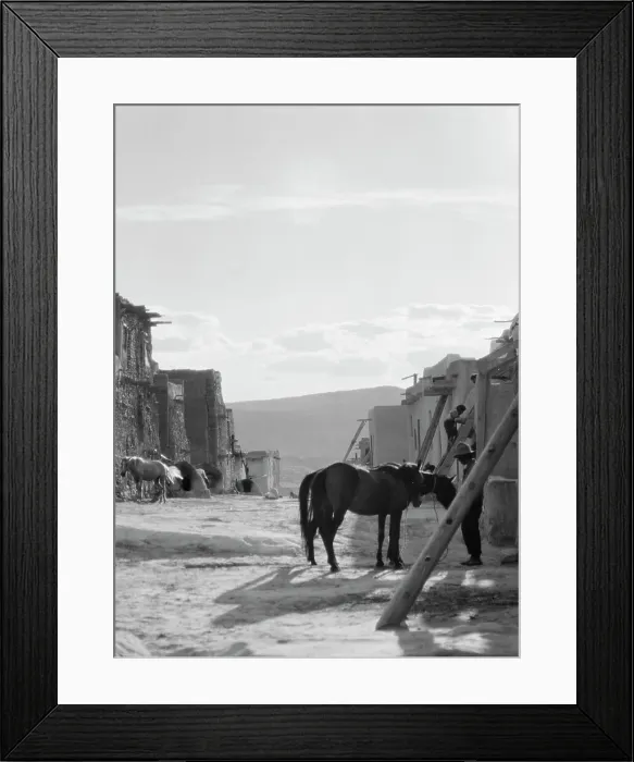 Framed Print : Acoma, New Mexico area views, between 1899 and 1928. Creator: Arnold Genthe Framed Print : Acoma, New Mexico area views, between 1899 and 1928. Creator: Arnold Genthe