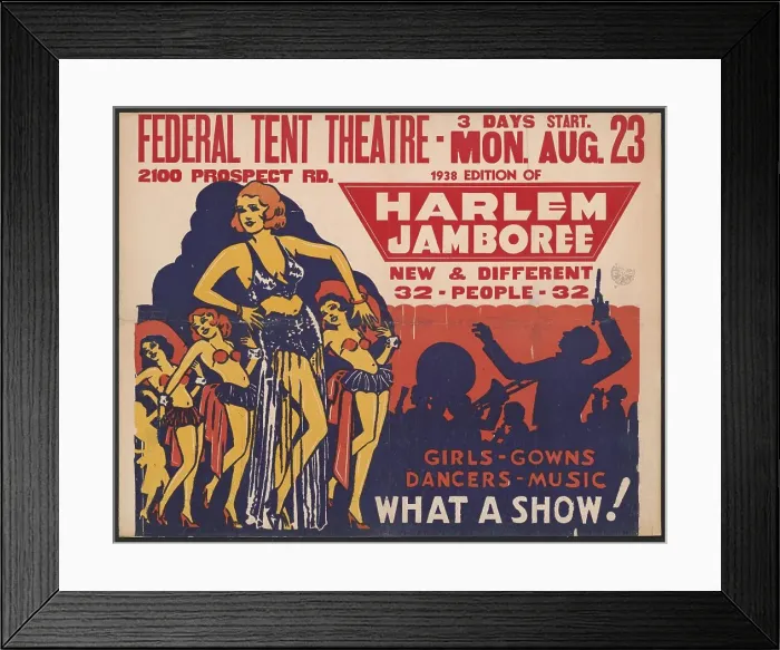 Framed Print : Harlem Jamboree, Peoria, IL, 1938. Creator: Unknown Framed Print : Harlem Jamboree, Peoria, IL, 1938. Creator: Unknown