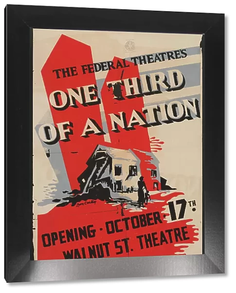 One Third of a Nation, Philadelphia, 1938. Creator: Leon Carlin