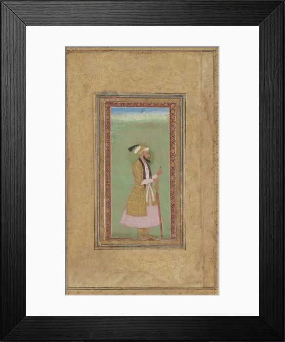 Framed Print : Portrait of a Prince with a Ruby, 18th Century. Creator: Unknown Framed Print : Portrait of a Prince with a Ruby, 18th Century. Creator: Unknown