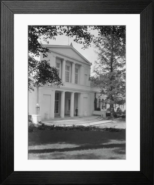 Framed Print : Vanderlip, Frank A. house and school, 1918 Creator: Arnold Genthe Framed Print : Vanderlip, Frank A. house and school, 1918 Creator: Arnold Genthe