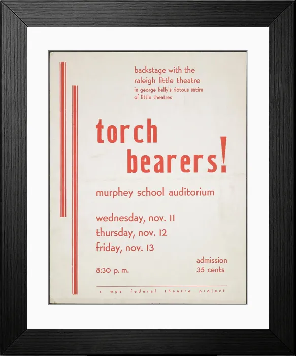 Framed Print : Torch Bearers!, Raleigh, NC, 1936. Creator: Unknown Framed Print : Torch Bearers!, Raleigh, NC, 1936. Creator: Unknown