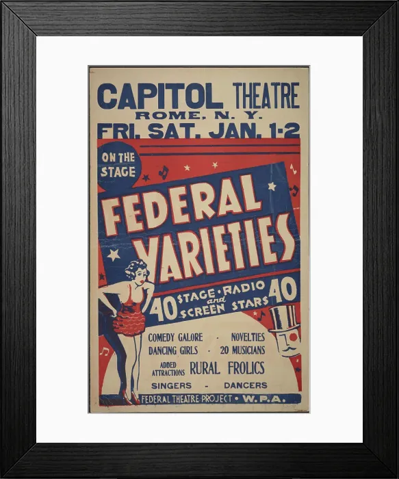 Framed Print : Federal Varieties, Rome, NY, [1930s]. Creator: Unknown