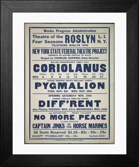 Framed Print : Coriolanus, Roslyn, [193-]. Creator: Unknown