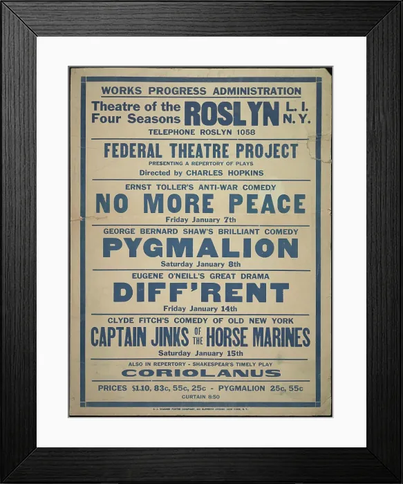 Framed Print : No More Peace, Roslyn, NY, [1930s]. Creator: Unknown