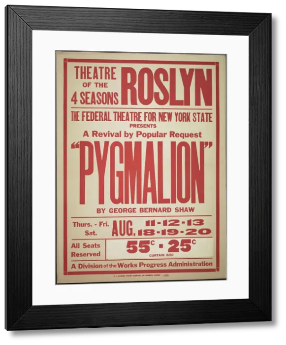 Framed Print : Pygmalion, Roslyn, NY, [1930s]. Creator: Unknown