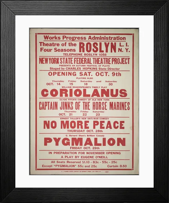 Framed Print : Coriolanus, Roslyn, NY, 1937. Creator: Unknown Framed Print : Coriolanus, Roslyn, NY, 1937. Creator: Unknown