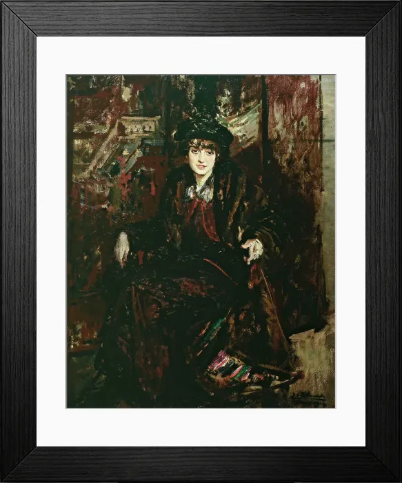 Framed Print : Portrait de Marguerite Decazes de Glucksbierg, princesse Jean de Broglie, depuis Honorable... 1914. Creator: Jacques Emile Blanche Framed Print : Portrait de Marguerite Decazes de Glucksbierg, princesse Jean de Broglie, depuis Honorable... 1914. Creator: Jacques Emile Blanche
